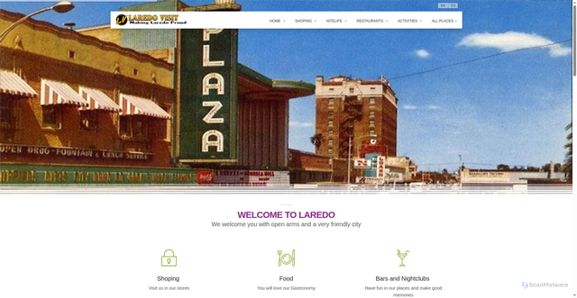 Security scan screenshot of https://laredovisit.com/