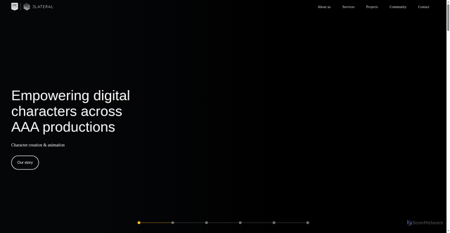 Security scan screenshot of https://cubicmotion.com