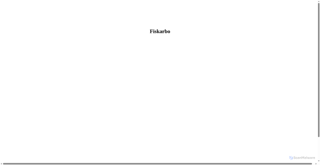Security scan screenshot of https://fiskarbo.nu