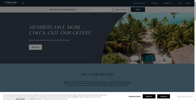 Security scan screenshot of https://iprefer.com/