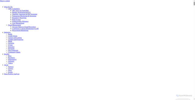 Security scan screenshot of https://alessa.com/blog/ofac-sanctions-lists/