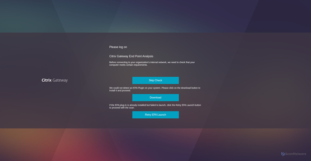 Security scan screenshot of https://citrixremote.optum.com