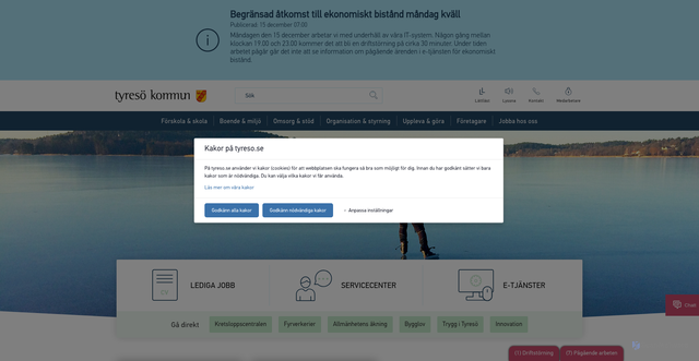 Security scan screenshot of https://www.tyreso.se/