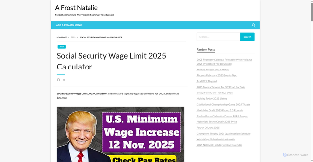Security scan screenshot of https://afrostnatalie.pages.dev/jjzpz-social-security-wage-limit-2025-calculator-wbqfa/