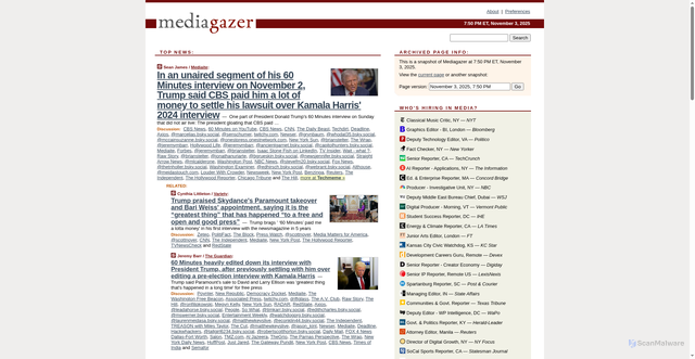 Security scan screenshot of http://mediagazer.com/251103/p18
