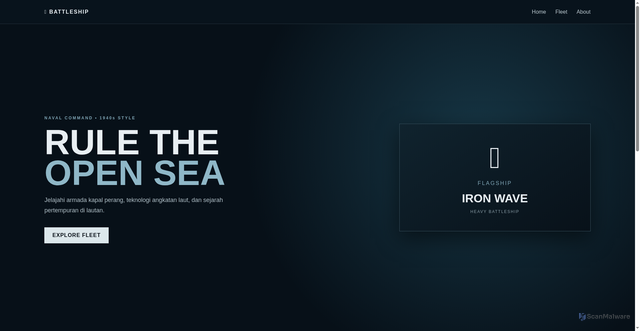 Security scan screenshot of https://battleship-albums-website-dp8mgxokilbh.edgeone.dev/