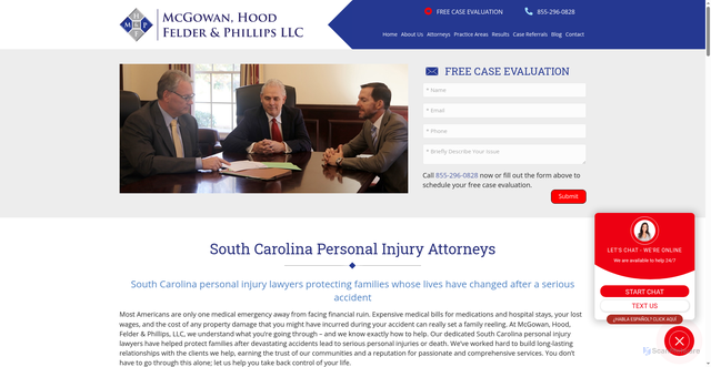 Security scan screenshot of https://www.mcgowanhood.com/personal-injury/