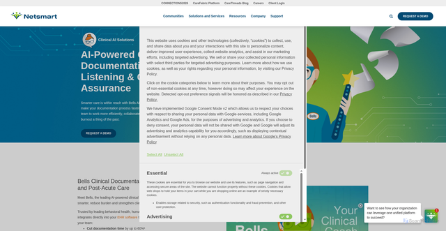 Security scan screenshot of https://bells.ai