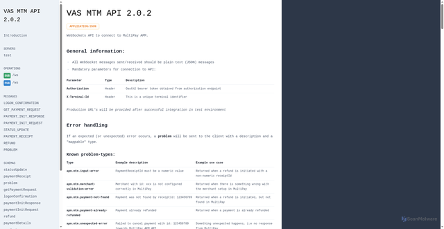 Security scan screenshot of https://apm.dev.payex.com