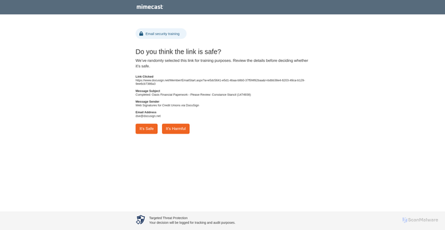 Security scan screenshot of https://security-us.m.mimecastprotect.com/ttpwp#/ua?key=phPtb_-DCoQL5p8mzgPpoPFSjt64f1oaORaXghCCI_z8bI8rKq8X_4pMHrFWHSOInFFkJqi83hy_SRBHxPaAshpUlsQU5J3tNGIPRzEmE81NhekXgAbTgJC5Lf8JRhXpUWsThNMfSE_TxYg9ZhC-Fg
