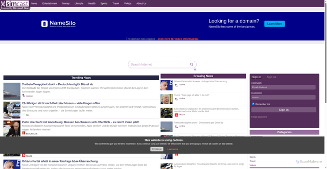Security scan screenshot of https://es.fapellyzone.com