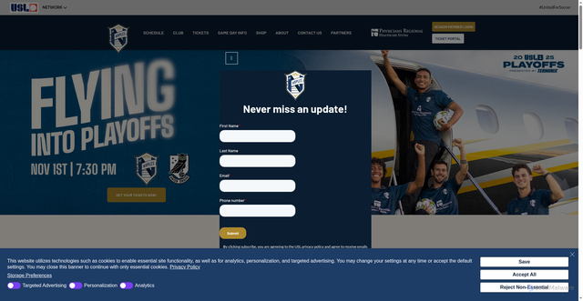 Security scan screenshot of https://www.fcnaples.com/
