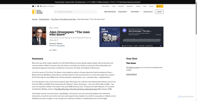 Security scan screenshot of https://newbooksnetwork.com/5-alan-greenspan-the-man-who-knew