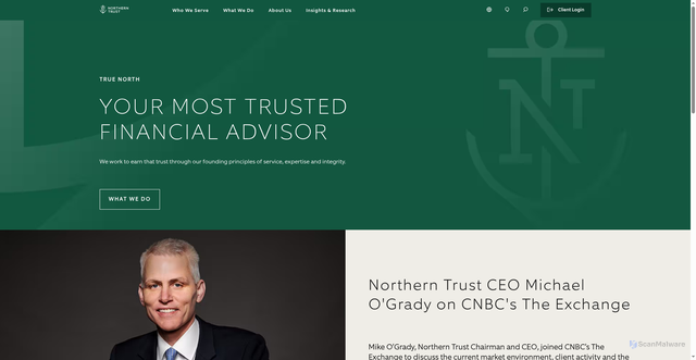 Security scan screenshot of https://northerntrust.com