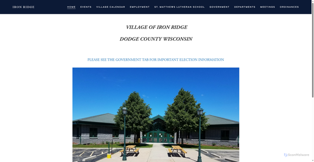 Security scan screenshot of https://www.ironridge-wi.net/