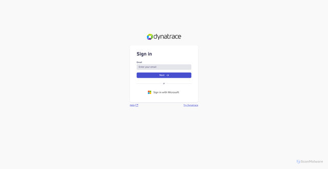 Security scan screenshot of https://nmdp.live.dynatrace.com