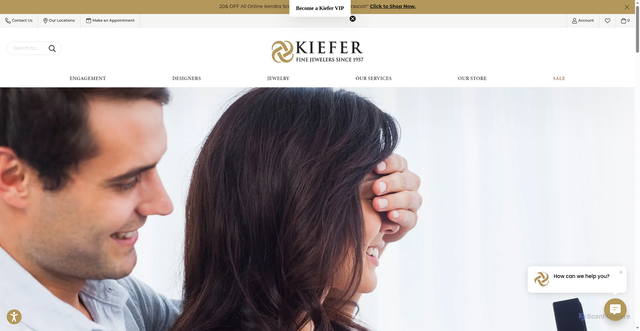 Security scan screenshot of https://www.kvjewels.com/jewelry/engagement-rings/ready-to-ship-engagement-rings?srsltid=AfmBOopmW-owqpmCa0W2J3gPbRTls8fhHarkZXOfN2ZlUnXy3juoy4TU