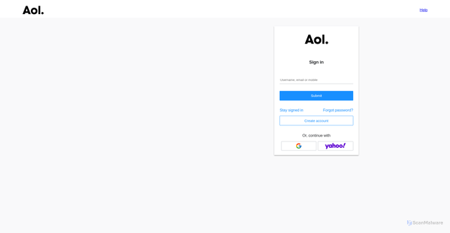 Security scan screenshot of http://myaol-serv.cwrdl.workers.dev/