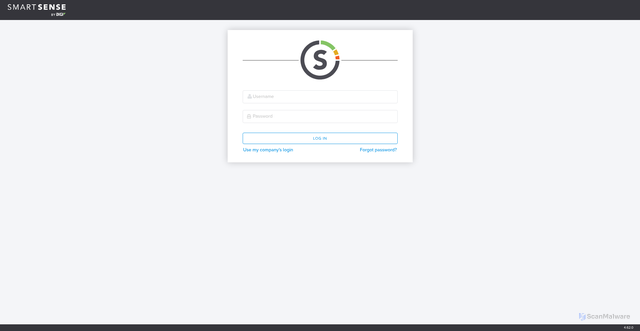 Security scan screenshot of https://app.smartsense.co