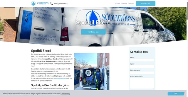 Security scan screenshot of https://spolbilekero.se
