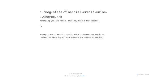 Security scan screenshot of https://nutmeg-state-financial-credit-union-2.wheree.com/