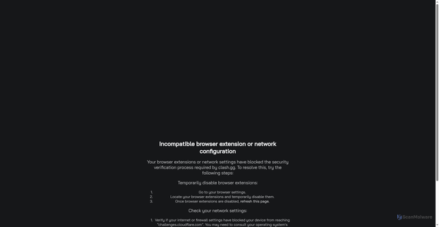 Security scan screenshot of https://dotaclash.com