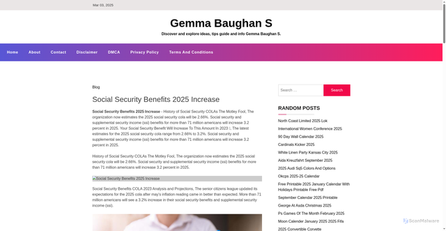 Security scan screenshot of https://gemmabaughans.pages.dev/snqcq-social-security-benefits-2025-increase-ibsia/