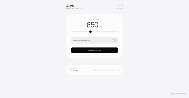 Security scan screenshot of https://auranutrition-8yzq1dpzhg.edgeone.app/