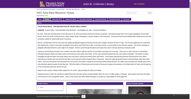 Security scan screenshot of https://pvamu.libguides.com/c.php?g=1127069&p=8222936