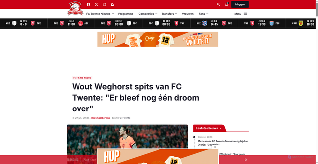 Security scan screenshot of https://www.twentefans.nl/wout-weghorst-spits-van-fc-twente-er-bleef-nog-een-droom-over/