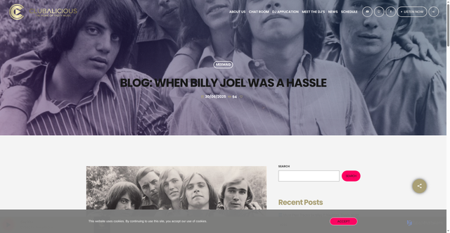 Security scan screenshot of https://www.clubalicious.com/blog-when-billy-joel-was-a-hassle/