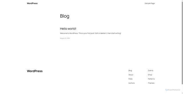 Security scan screenshot of https://1xforward.com