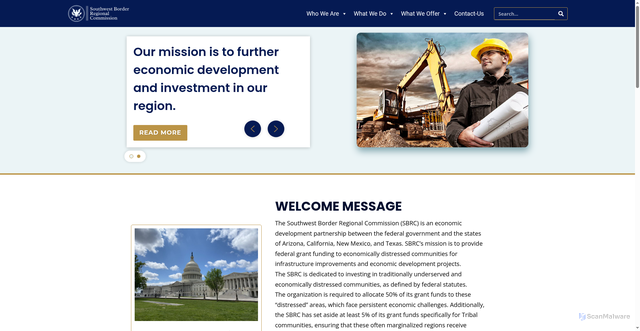 Security scan screenshot of https://sbrc.gov/