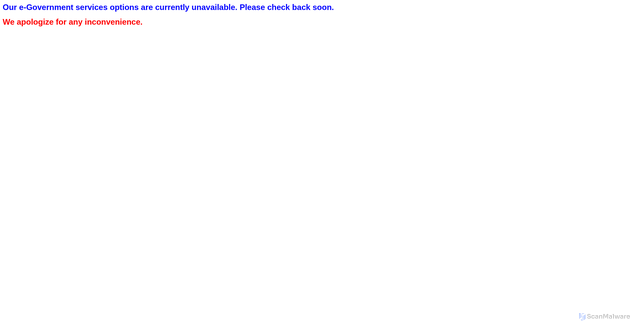 Security scan screenshot of https://www.townofwise.org/
