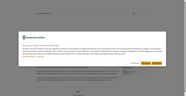 Security scan screenshot of https://bvs.bund.de/