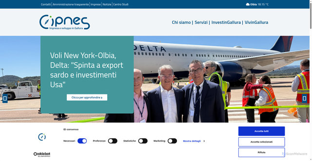Security scan screenshot of https://www.cipnes.eu