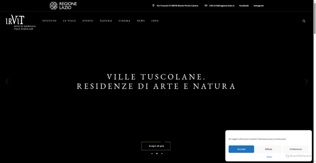 Security scan screenshot of https://www.irvit.it/