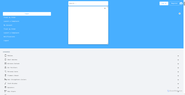 Security scan screenshot of https://priceoye.pk