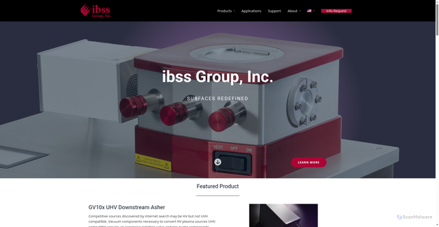 Security scan screenshot of https://ibssgroup.com/