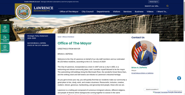 Security scan screenshot of https://www.lawpd.com/27/Office-of-The-Mayor