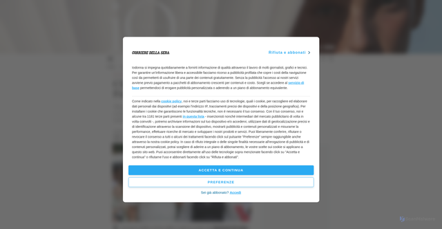 Security scan screenshot of https://www.iodonna.it/video-iodonna/personaggi-video/chi-e-la-manager-in-converse-che-puo-diventare-first-lady-inglese/