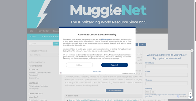 Security scan screenshot of https://www.mugglenet.com/harry-potter/harry-potter-films/