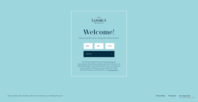 Security scan screenshot of https://www.lamarcaprosecco.com