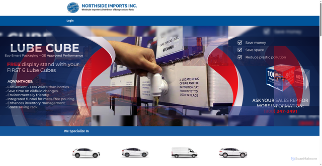 Security scan screenshot of https://northsideimports.com