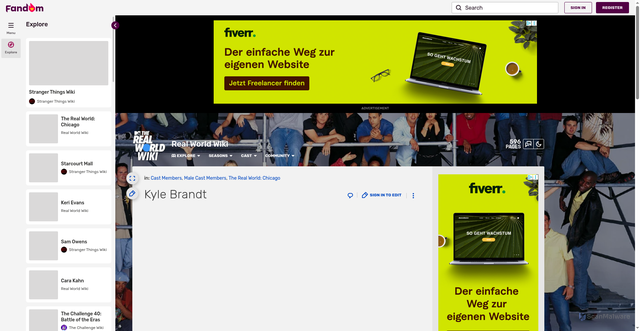 Security scan screenshot of https://mtvrealworld.fandom.com/wiki/Kyle_Brandt