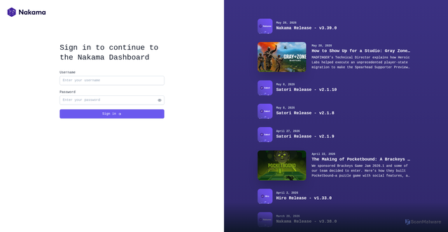 Security scan screenshot of https://catan-prod1.us-east1-c.nakamacloud.io