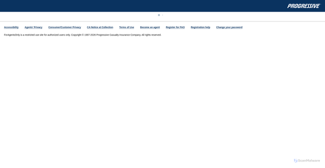 Security scan screenshot of www.foragentsonly.com