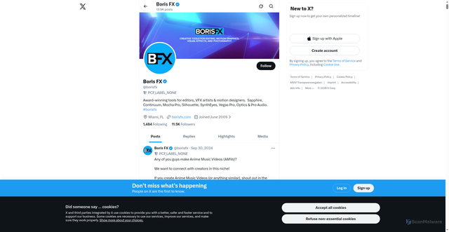 Security scan screenshot of https://www3.borisfx.com/e3t/Ctc/W+113/d2wjsS04/VX057c5K4Cy2W53Dz4w3KMvG-W6TYKFS5MrlkNN58csPv3qgz0W6N1vHY6lZ3pzW6Myk4h8qy8ZrW3CGmzq8z2YZSW5Gz1-b3v_YXgW1M_MyH1-Bk1_W3khGyy61-BNNW9gzbTp81-kczW2G1VzM33ZZwpW6DQ8QT2pvfbMW2PKxnv2Bqq0cW8Nr0t42zZfpjN3n38V8k9sxKW2JCVb44NYsLZW99fK6Z8lyf5MW6BB-5f4KH2TfW43hZRP7MgBytW1fY0Lf3C3x2ZW1HNx7t8tyzVfW1TMt0t6m01B2W4D7Ln040_S3BW7T4sp48tTbVXW1YPDB_2ZbcVhW5sVFq11r6qJGf9446kl04