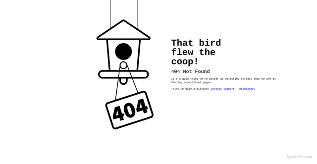 Security scan screenshot of https://asm.my.redcanary.co