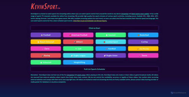 Security scan screenshot of https://kevinsport.monster/tb_1